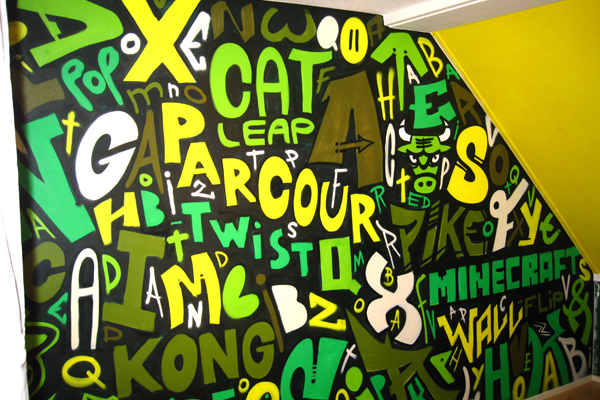 graffiti-muurschildering-kinderkamer-parcour