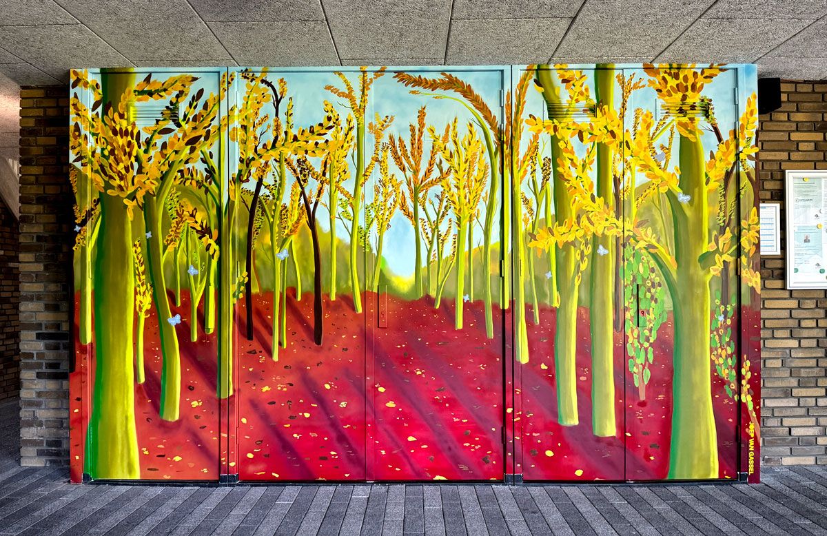 muurschildering-bos